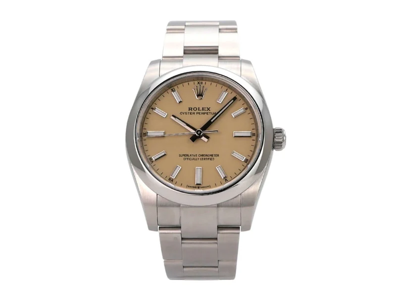 Rolex Oyster Perpetual 34 mm 124200 Beige