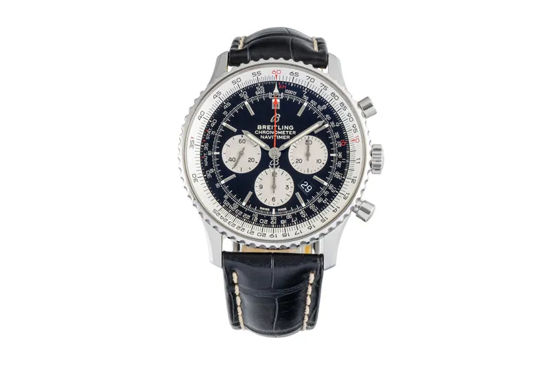 Breitling Navitimer 01 46 chronograph steel automatic men's watch AB0127 LP: 9500EUR [2605240]