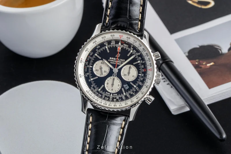 Breitling Navitimer 01 46 chronograph steel automatic men's watch AB0127 LP: 9500EUR [2605240]