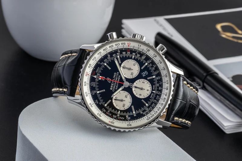 Breitling Navitimer 01 46 chronograph steel automatic men's watch AB0127 LP: 9500EUR [2605240]