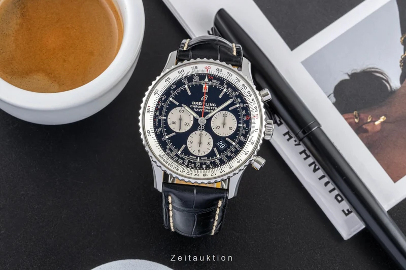 Breitling Navitimer 01 46 chronograph steel automatic men's watch AB0127 LP: 9500EUR [2605240]