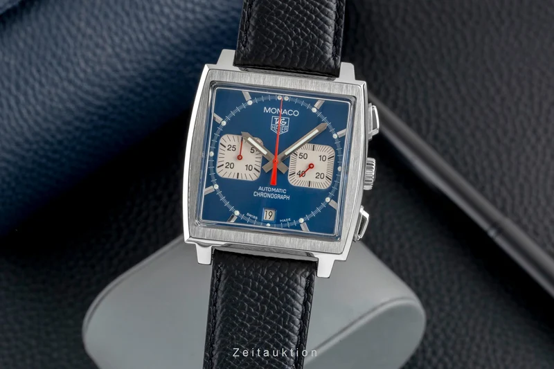 Tag Heuer Monaco chronograph steel automatic men's watch CW2113 LP: 8250EUR [2604620]