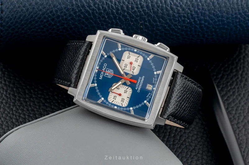 Tag Heuer Monaco chronograph steel automatic men's watch CW2113 LP: 8250EUR [2604620]