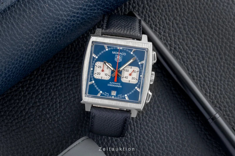 Tag Heuer Monaco chronograph steel automatic men's watch CW2113 LP: 8250EUR [2604620]