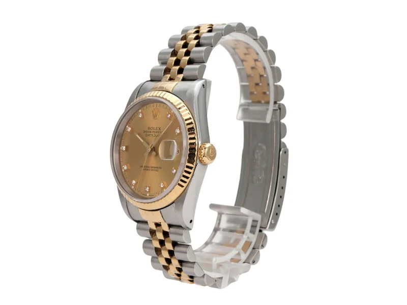 Rolex Datejust 36 Edelstahl Gelbgold 16233