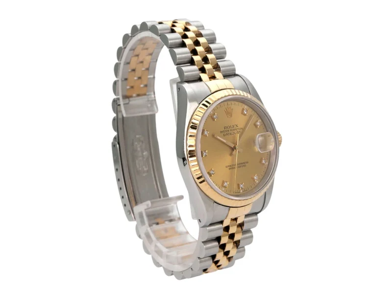 Rolex Datejust 36 Edelstahl Gelbgold 16233