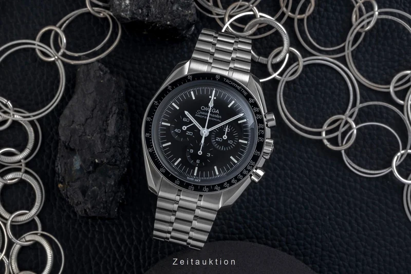 Omega Speedmaster Moonwatch chronograph steel manual winding men's watch 310.30.42.50.01.001 LP: 7600EUR [2605435]