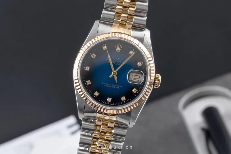Rolex Datejust steel / gold automatic men's watch 16233 [2605557]