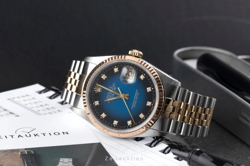 Rolex Datejust steel / gold automatic men's watch 16233 [2605557]