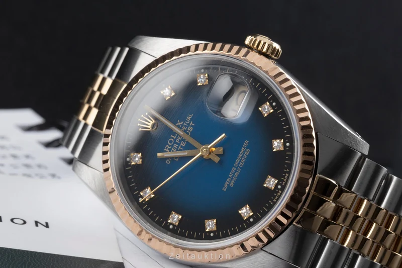 Rolex Datejust steel / gold automatic men's watch 16233 [2605557]