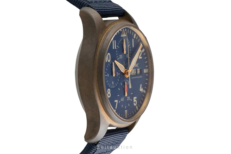 IWC Fliegerchronograph chronograph bronze automatic men's watch IW388109 LP: 8900EUR [2605441]