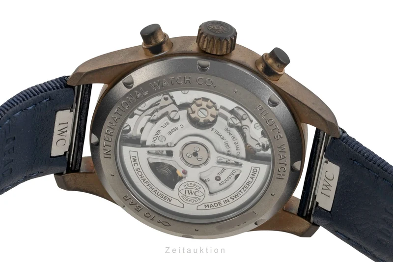 IWC Fliegerchronograph chronograph bronze automatic men's watch IW388109 LP: 8900EUR [2605441]