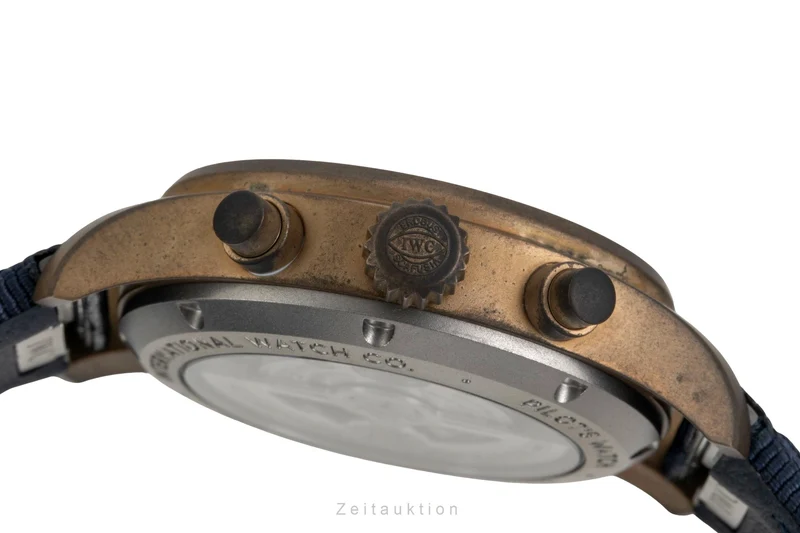 IWC Fliegerchronograph chronograph bronze automatic men's watch IW388109 LP: 8900EUR [2605441]