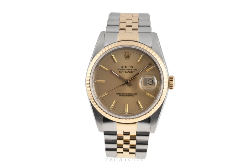 Rolex Datejust steel / gold automatic men's watch 16233 LP: 15350EUR [2605383]