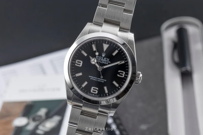 Rolex Explorer steel automatic men's watch 224270 [2605578]