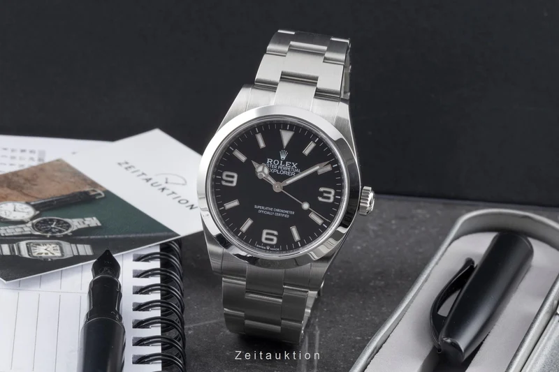 Rolex Explorer steel automatic men's watch 224270 [2605578]