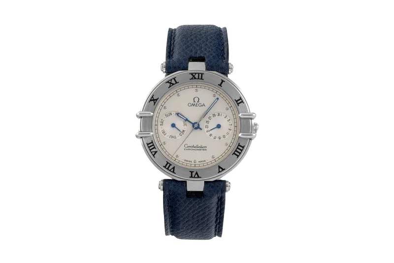 Omega Constellation steel quartz men's watch 198.0155 Vintage [2604099]