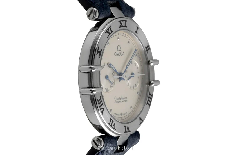 Omega Constellation steel quartz men's watch 198.0155 Vintage [2604099]