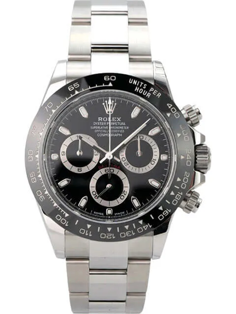 Rolex Daytona Edelstahl 116500LN Schwarz