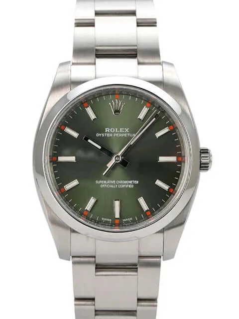 Rolex Oyster Perpetual 34 mm 114200 Olive