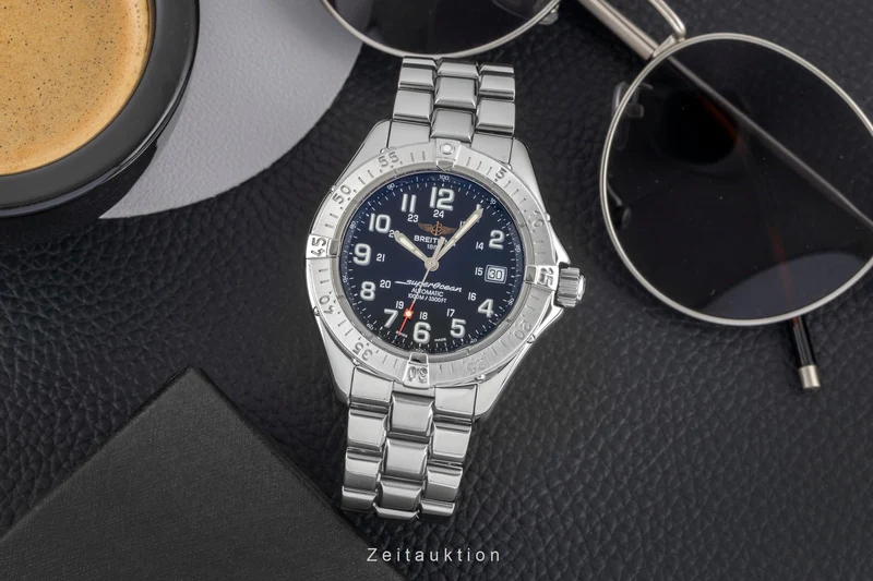 Breitling Superocean steel automatic men's watch A17340-108 [2605079]