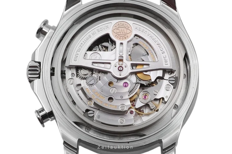 IWC Portugieser chronograph steel automatic men's watch IW390702 LP: 14000EUR [2605126]