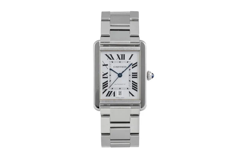 Cartier Tank steel automatic men's watch W5200028 [2605326]