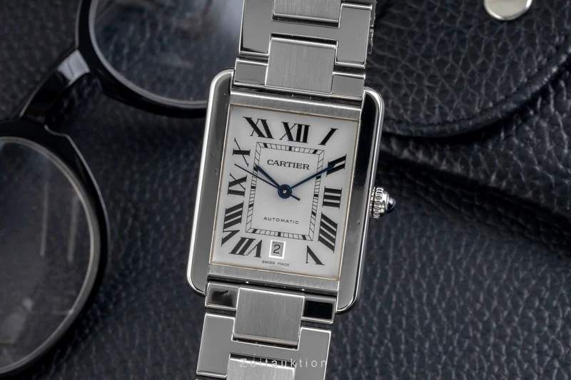 Cartier Tank steel automatic men's watch W5200028 [2605326]
