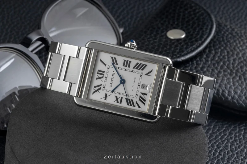 Cartier Tank steel automatic men's watch W5200028 [2605326]