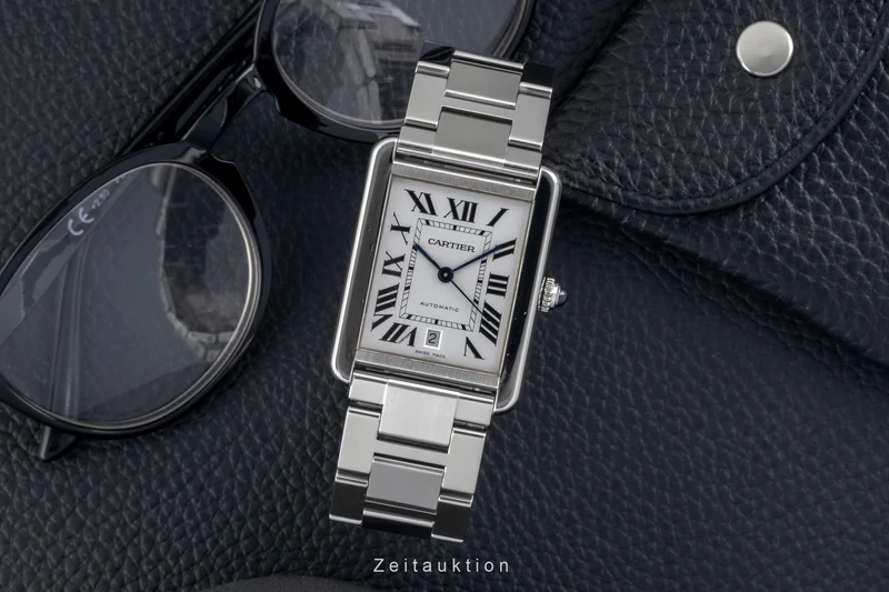 Cartier Tank steel automatic men's watch W5200028 [2605326]