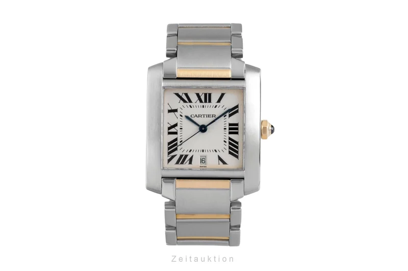Cartier Tank Francaise steel / gold automatic men's watch W51005Q4 [2604936]