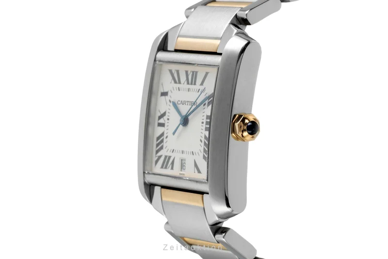 Cartier Tank Francaise steel / gold automatic men's watch W51005Q4 [2604936]