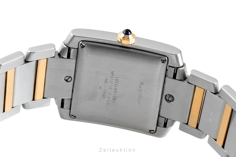 Cartier Tank Francaise steel / gold automatic men's watch W51005Q4 [2604936]