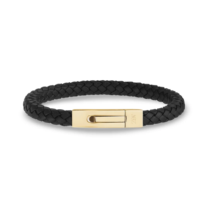 Quadratisches Lederarmband | 6 mm