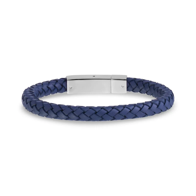 Quadratisches Lederarmband | 6 mm