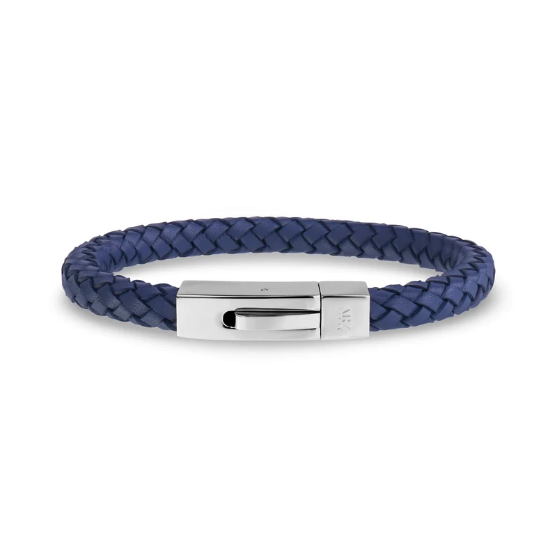 Quadratisches Lederarmband | 6 mm