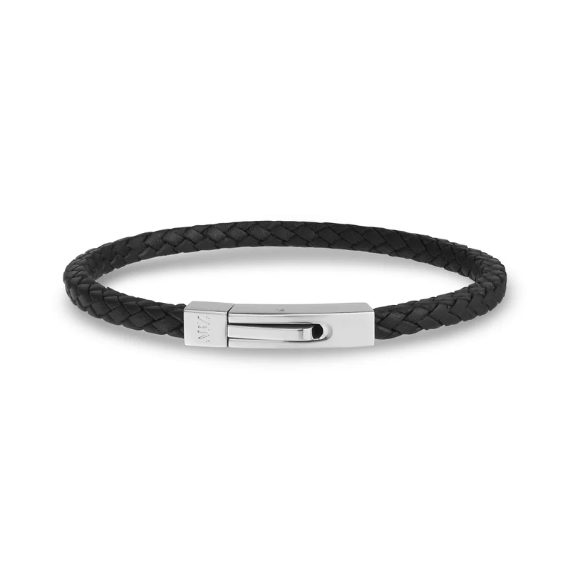 Quadratisches Lederarmband | 4 mm