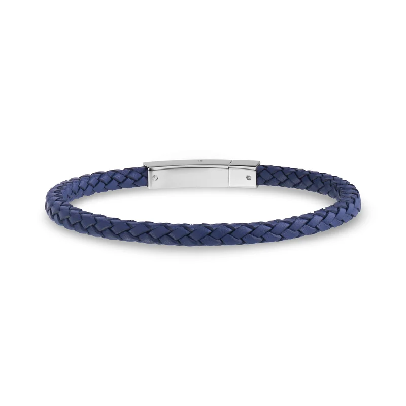 Quadratisches Lederarmband | 4 mm