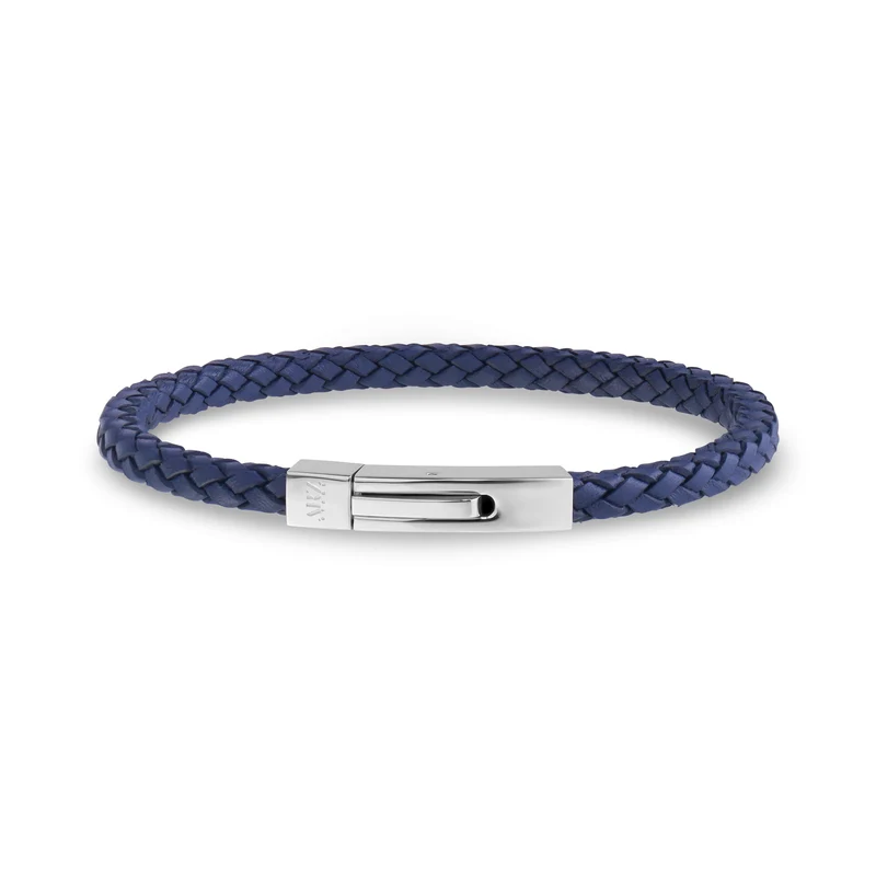 Quadratisches Lederarmband | 4 mm