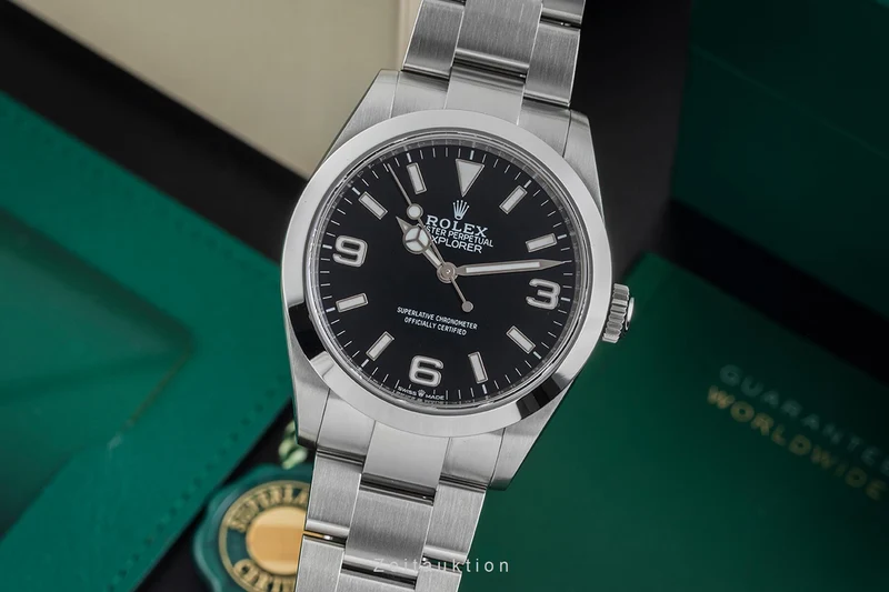 Rolex Explorer steel automatic men's watch 224270 [2605183]