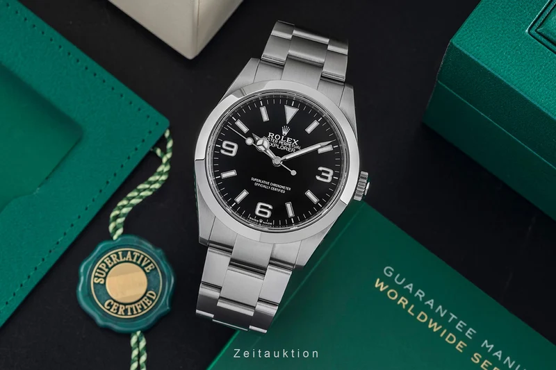 Rolex Explorer steel automatic men's watch 224270 [2605183]