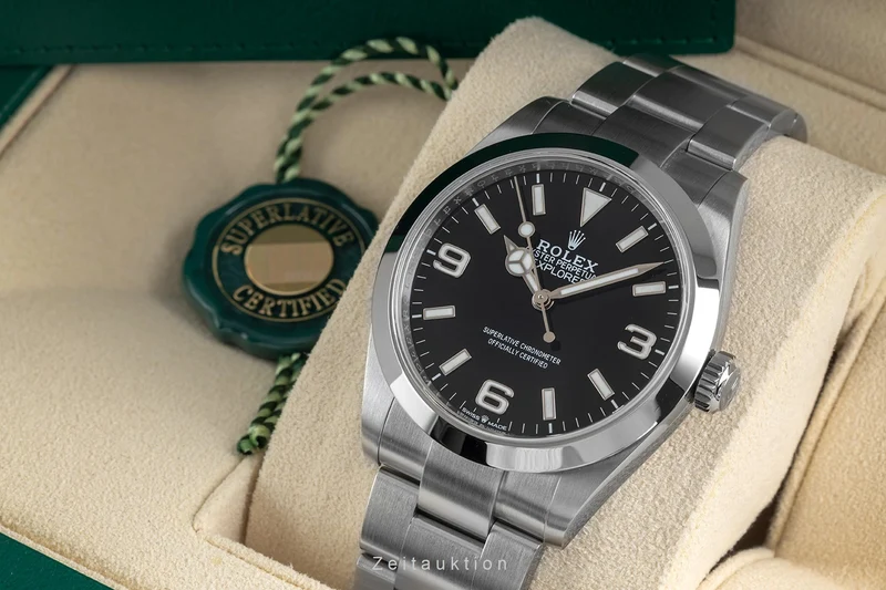Rolex Explorer steel automatic men's watch 224270 [2605183]