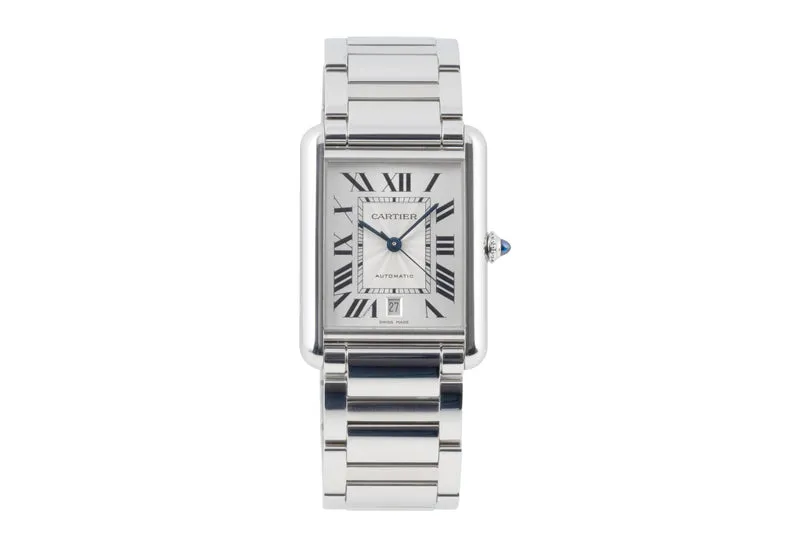 Cartier Tank steel automatic men's watch WSTA0053 LP: 5900EUR [2605217]