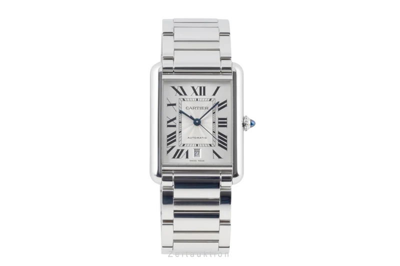 Cartier Tank steel automatic men's watch WSTA0053 LP: 5900EUR [2605217]