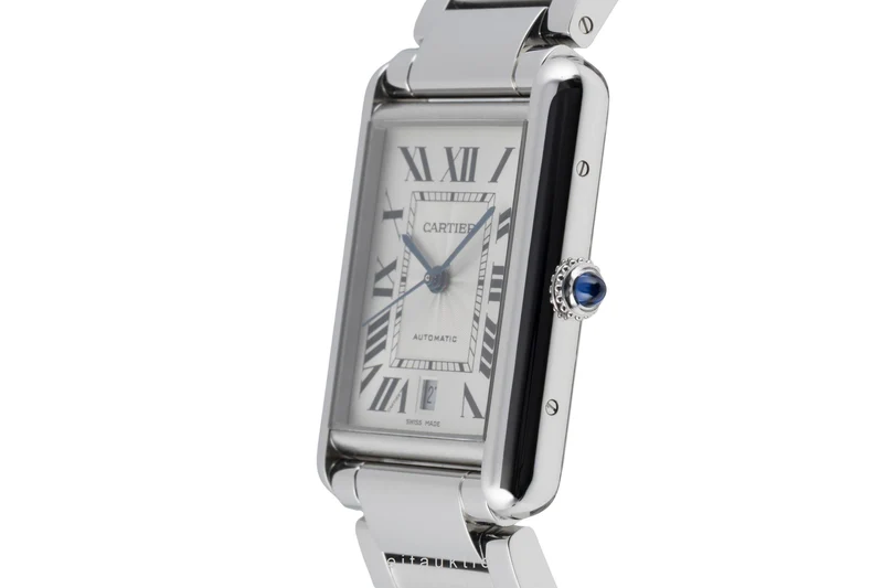 Cartier Tank steel automatic men's watch WSTA0053 LP: 5900EUR [2605217]