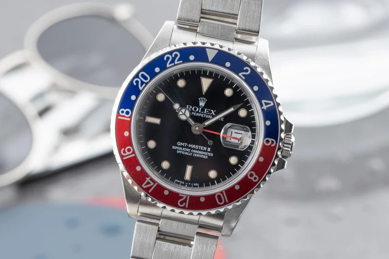 Rolex GMT-Master II steel automatic men's watch 16710 LP: 0EUR [2605034]