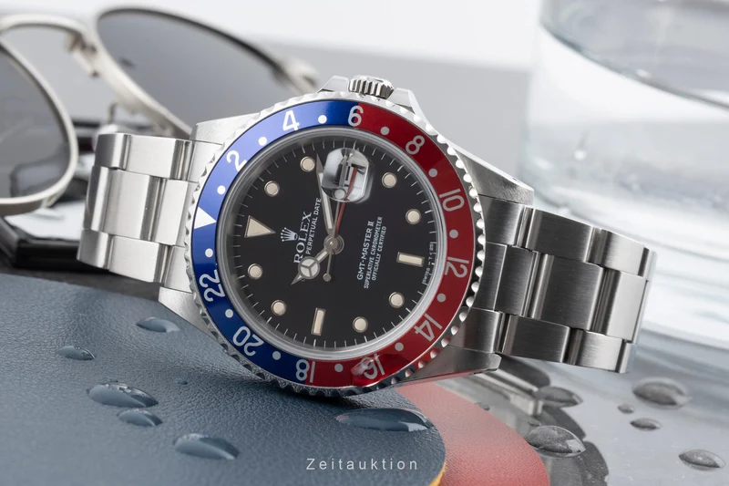 Rolex GMT-Master II steel automatic men's watch 16710 LP: 0EUR [2605034]