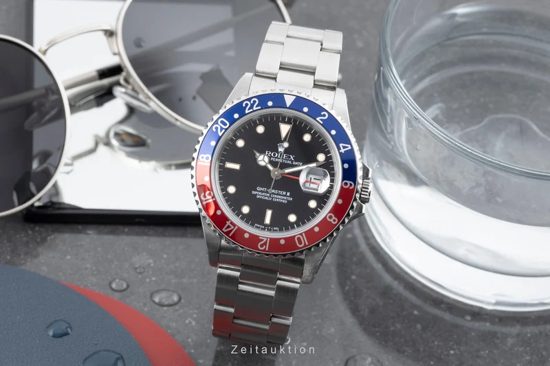 Rolex GMT-Master II steel automatic men's watch 16710 LP: 0EUR [2605034]
