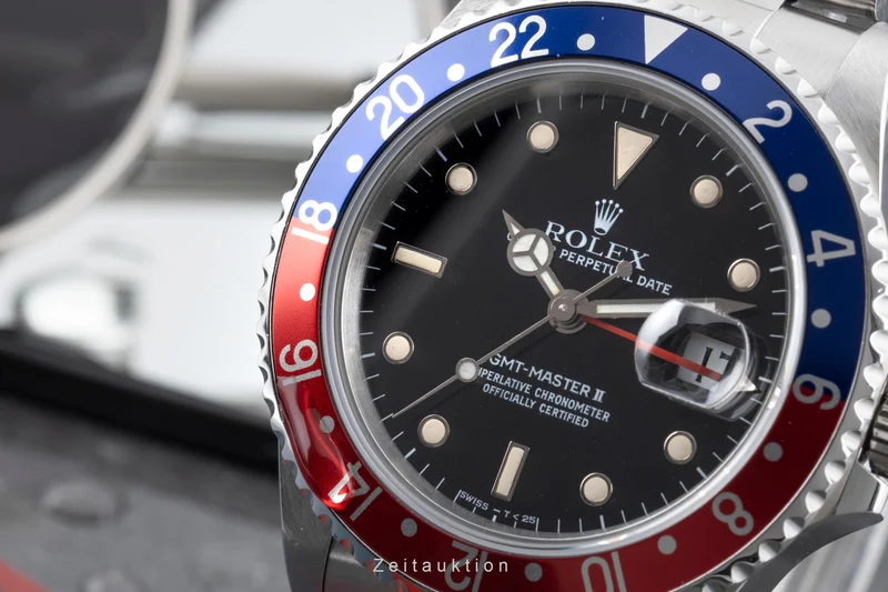 Rolex GMT-Master II steel automatic men's watch 16710 LP: 0EUR [2605034]