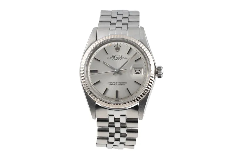 Rolex Datejust steel / white gold automatic men's watch 1601 Vintage [2605131]